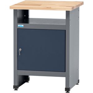 Küpper Werkbank blau, mit 1 Tür, 60 x 84 x 60 cm