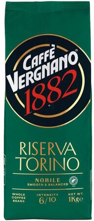 caffeVergnano Vergnano - Kaffeebohnen Nobile Riserva Torino - 1kg - MaxiCoffee