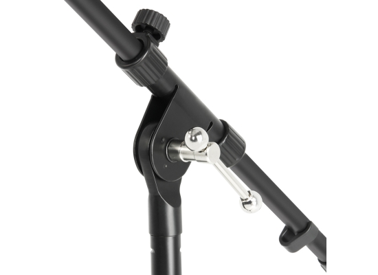Adam Hall S5B Mikrofonstativ mit Schwenkarm, schwarz