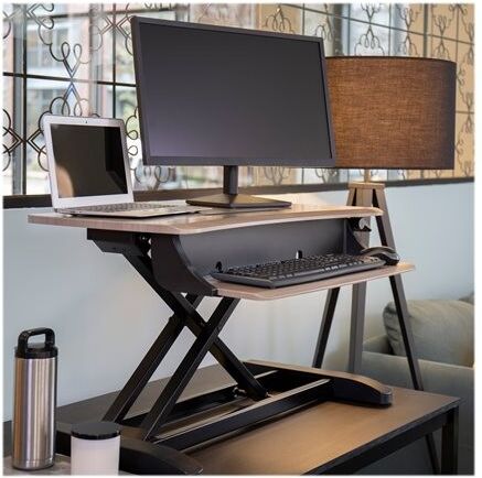 Ergotron WorkFit-Z Mini - standing desk converter - rectangular - dove grey