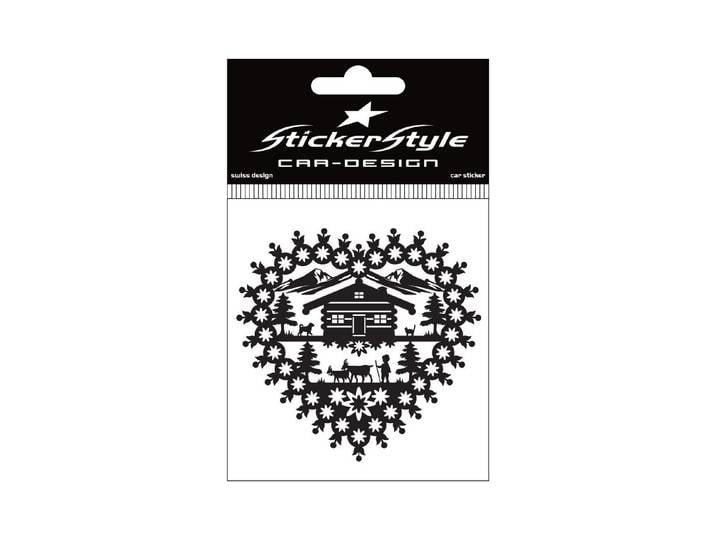 StickerStyle Sticker Scherenschnitt Herz Chalet