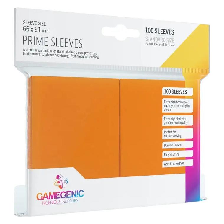 Gamegenic GGS10023 - Prime Hüllen, orange (100 Hüllen) (02290)
