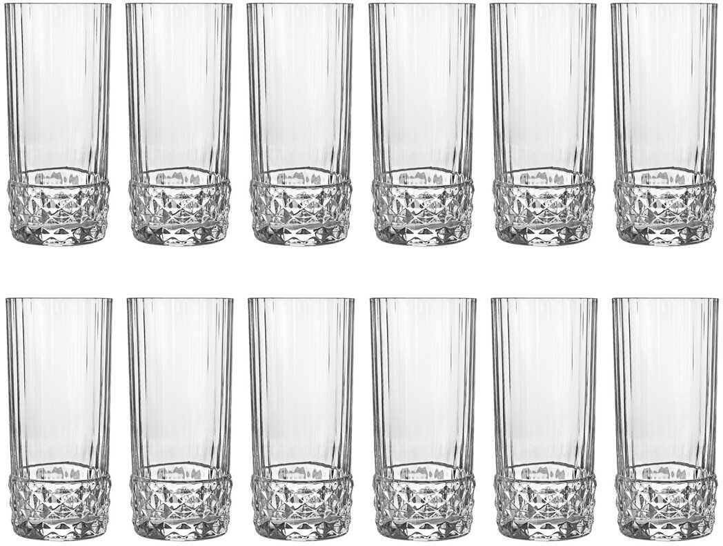 Bormioli Rocco America '20s Highball Glasses - 490ml Clear 12