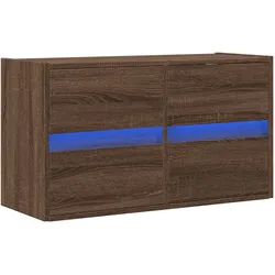 Helloshop26 - Multimedia-TV-Möbel TV-Regal TV-Sideboard wandmontierter TV-Schrank für Esszimmer Wohnzimmer Schlafzimmer mit 02_0027961