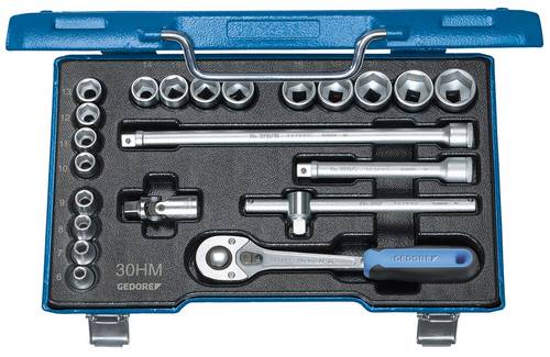 Gedore Steckschlüsselsatz metrisch 3/8" (10 mm) 22teilig 6235470