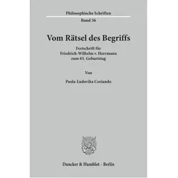 Vom Rätsel des Begriffs., Sachbücher von Collectif