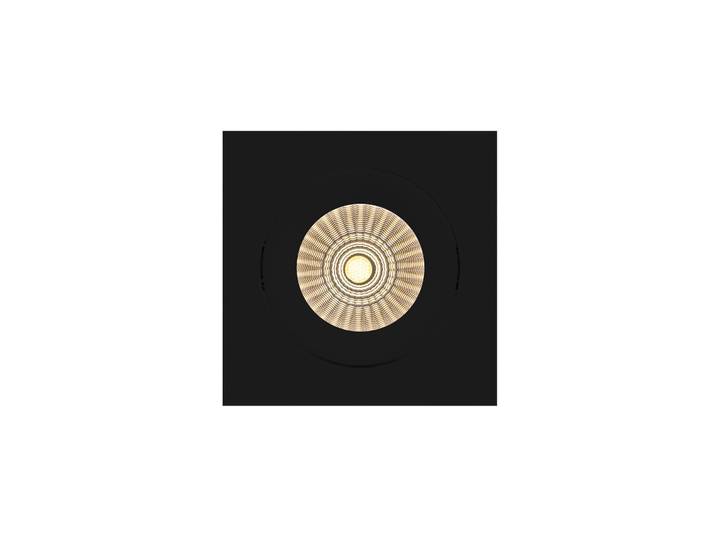 The Light Group SLC DL04 Square X1 Einbaulampe IP54 2700K schwarz X1, dimmbar, schwarz, Aluminium