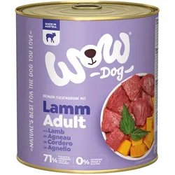 WOW DOG Adult Lamm 6x800 g