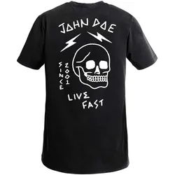 John Doe T-Shirt Live Fast Skull schwarz - 2XL