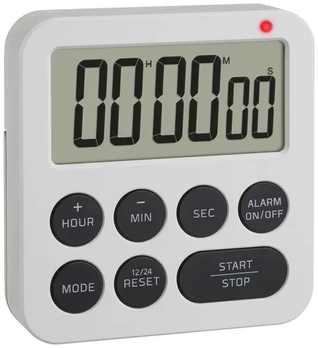 TFA Dostmann Timer Weiß digital