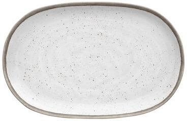 TarHong Gray/White Melamine Kiln Platter 1 each