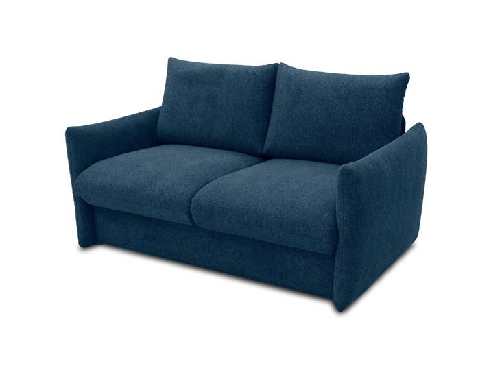 Domo Schlafsofa 2-Sitzer »Helsinki« - 165x195x95cm - blau -