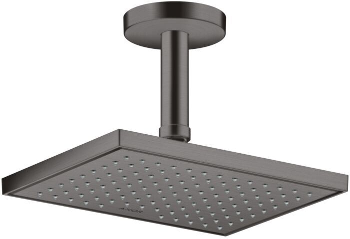 Hansgrohe Axor Kopfbrause 35374340 Decken- oder Wandmontage, brushed black chrome