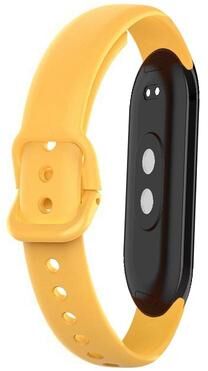 Everyday Crate 12mm Silicone Watch Band Soft Adjustable Replacement Wrist Strap For Smartwatch yellow