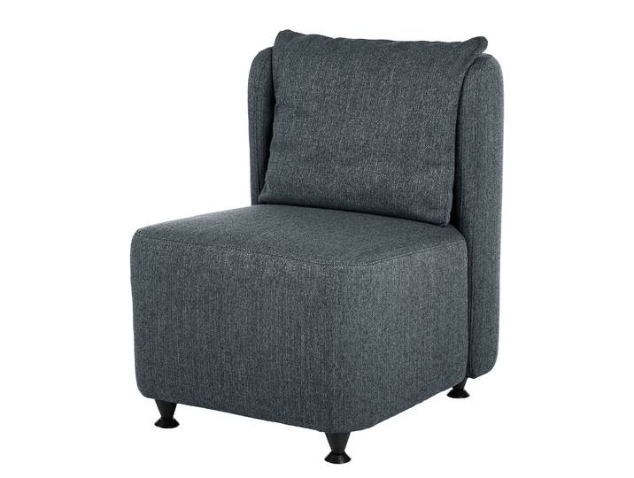 Sessel Kiri Blau/Jeansblau Flachgewebe 68 x 74 x 73cm