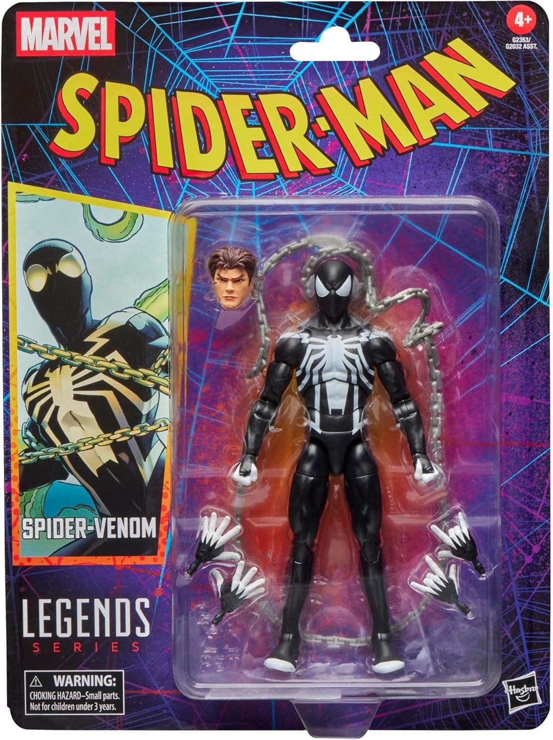 Hasbro Marvel Legends Retro Spider-Venom Actiefiguur 15 cm