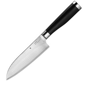 WMF Santokumesser Yari 1884516030, 16,5 cm Damaststahlklinge, Pakkaholzgriff