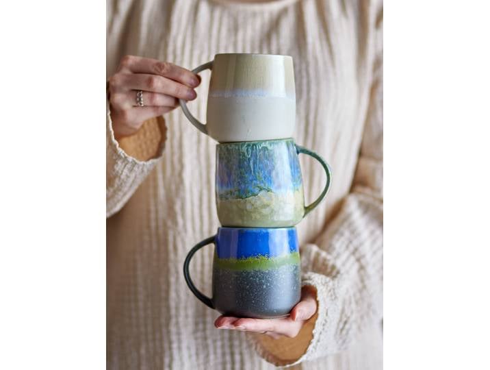 Set de tasses Cloe 3 pièces Ø 10cm Bleu
