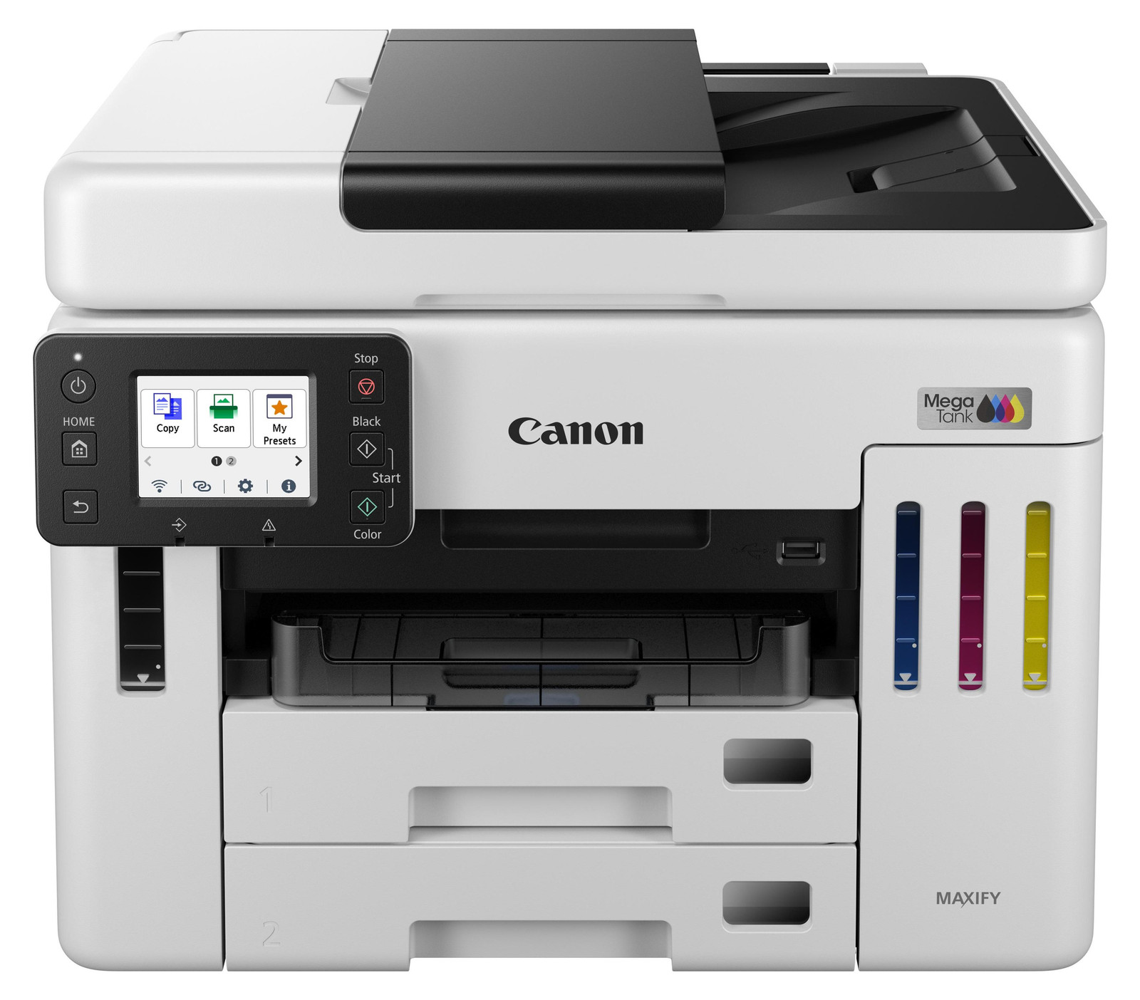 Canon Maxify GX7150 MegaTank Inkjet Printer voor Small en Medium Business met Wifi en Ethernet