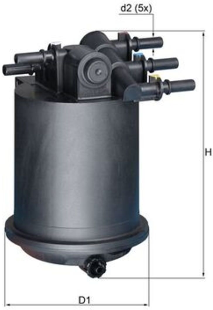 Kraftstofffilter MAHLE KNECHT KL 414