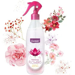 CLENTAIRE Lufterfrischer & Textilerfrischer Paradise Flowers 6 x 425ml