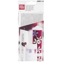 3x Knorr Prandell, Modelliermasse, Verzierwachs Marmor Silber