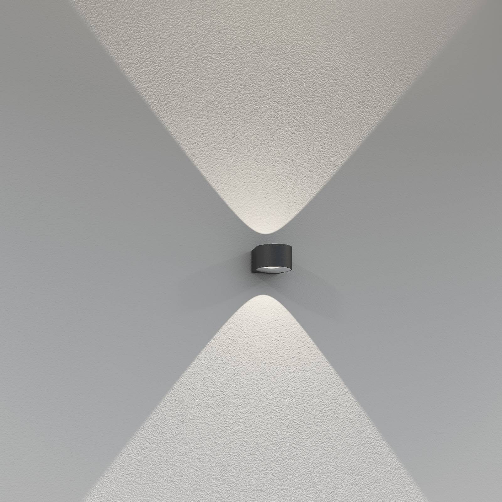 CMD LED-wandlamp buiten CMD 9029, zwart, aluminium