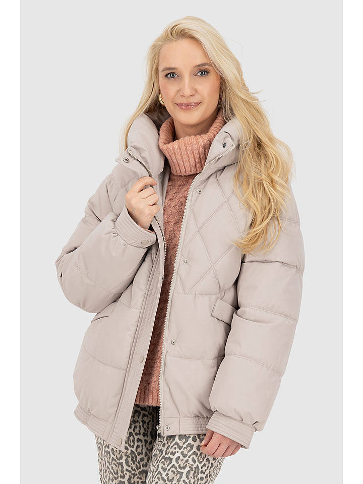 alife and kickin Winterjacke in Beige - L