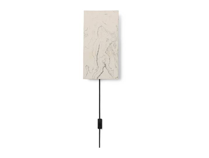 Ferm Living Applique Argilla Marble White
