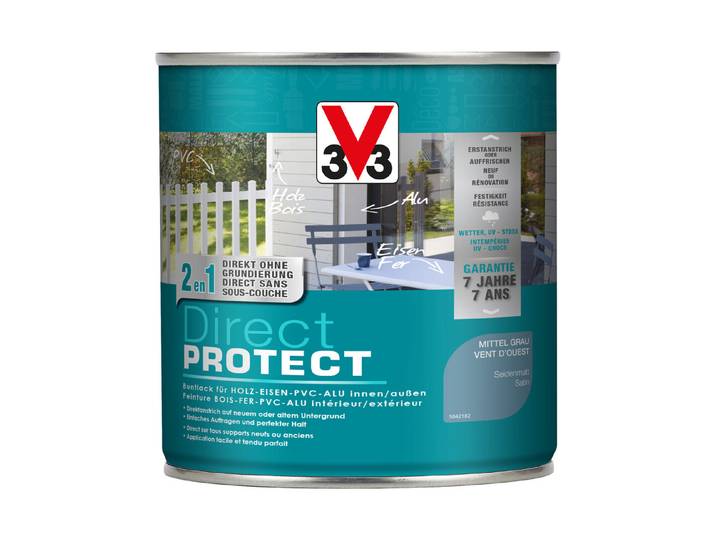 V33 Buntlack Direct Protect Blau