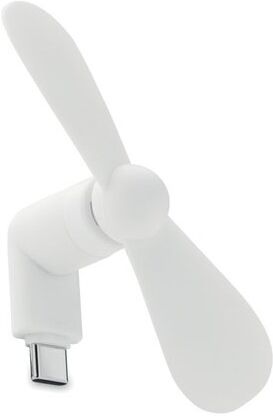Ventilateur USB portable personnalisé - PHAN, confort au bureau pas cher TPE blanc