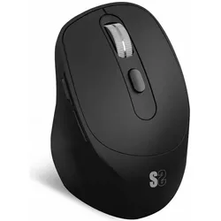 Subblim Raton Optico Dual Comfort Ergo Dual Bateria Negro (Kabellos), Maus, Schwarz