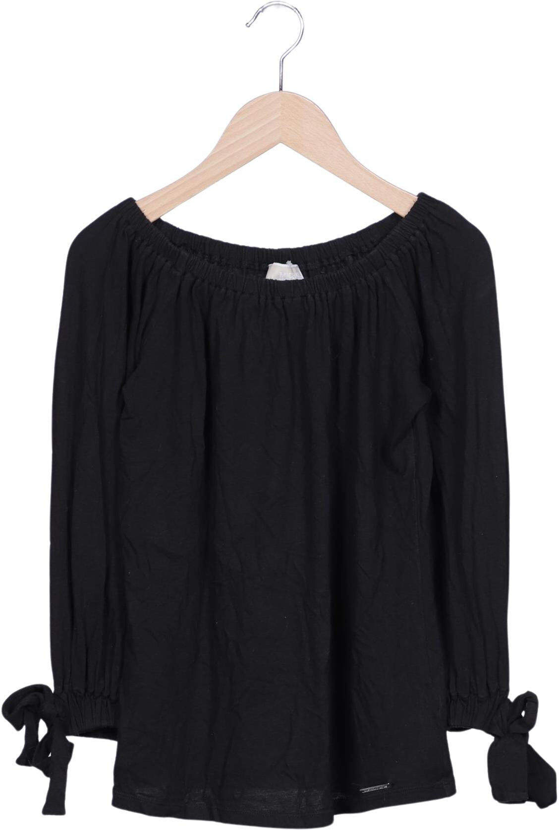 Michael Michael Kors Damen Langarmshirt, Schwarz, Gr. XS, Baumwolle / Modal - Second Hand