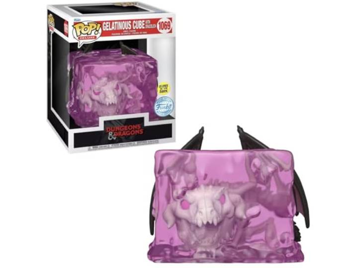 Figurine Funko Pop Deluxe Gelatinous Cube with Dracolich Dungeons and Dragons