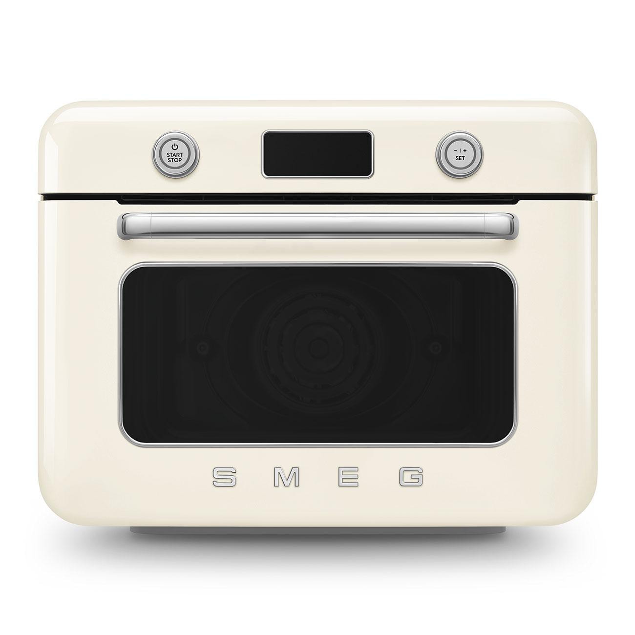 Smeg 50's Style Kombi-Tisch-Dampfbackofen Creme