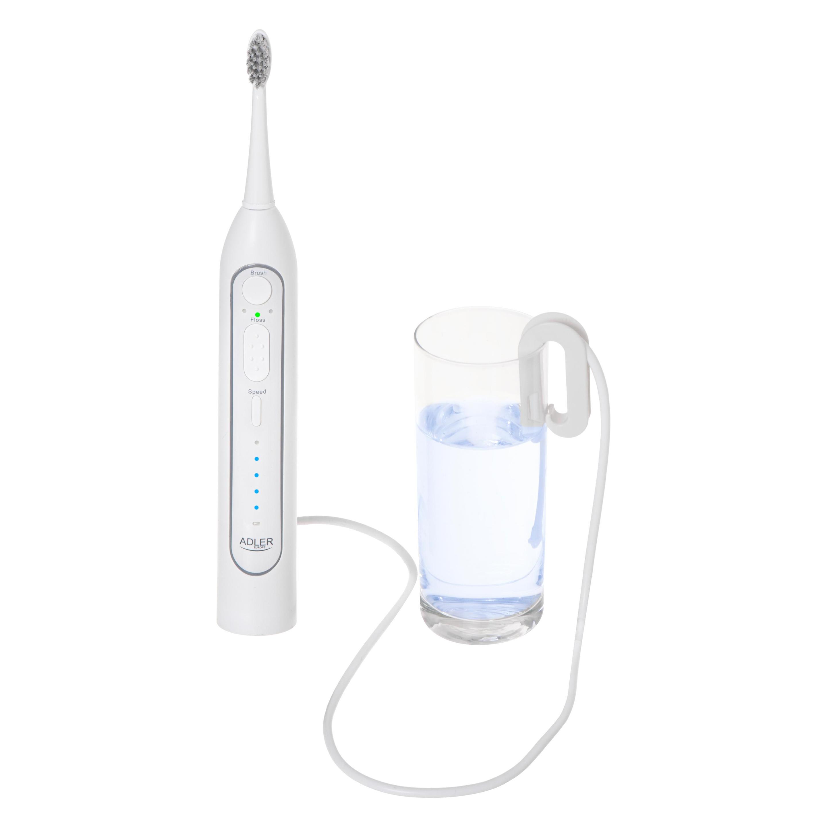 Schallzahnbürste mit Munddusche 2-in-1 Adler (ad_2180w)