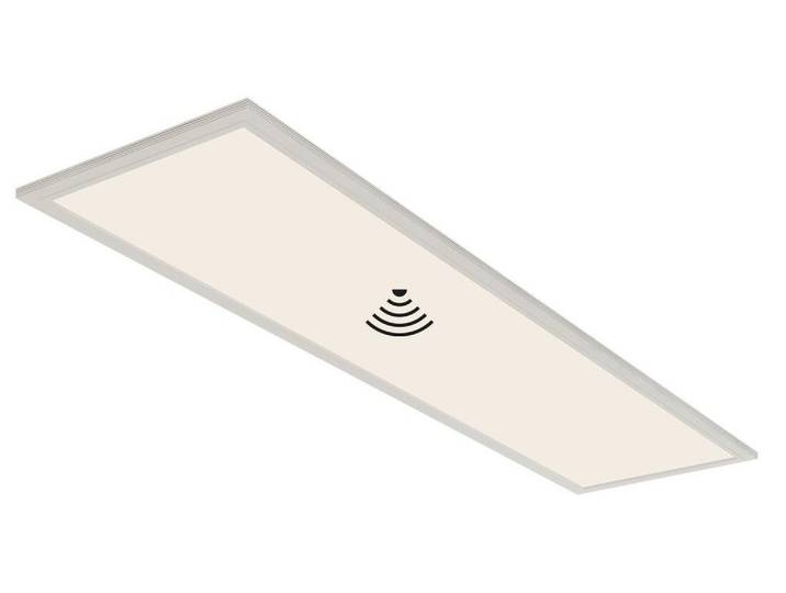 BRILONER - LED Deckenlampe mit Bewegungsmelder, flach, neutralweiße Lichtfarbe,