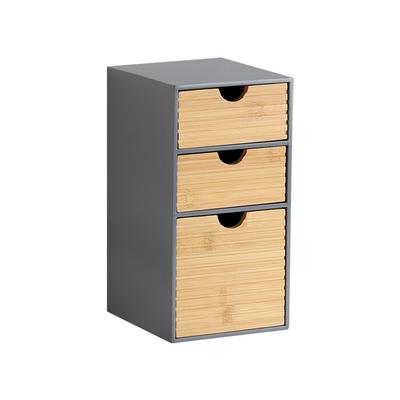 KESPER Organizer, grau, FSC, 14x16x27cm, grau, Bambus