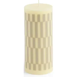 Column S Kerze creme-sandfarben