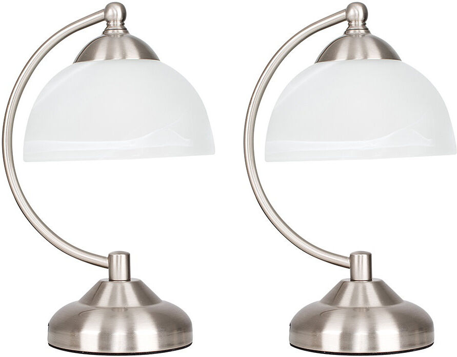 ClassicLiving Woodside Arched Brushed Chrome 30cm H X 20.5cm W X 57.5cm D