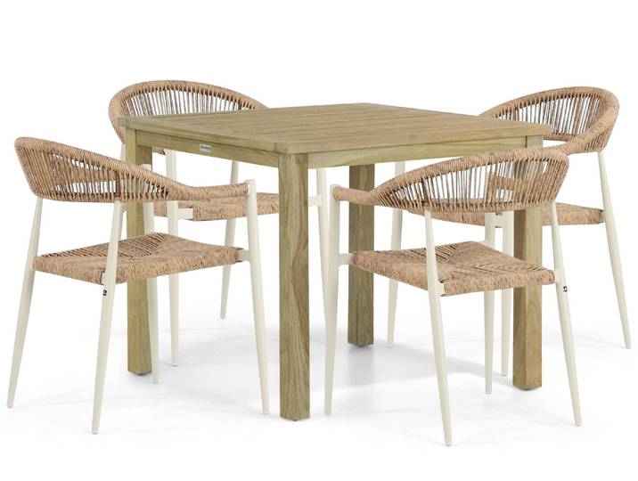 De Laan Granada/Weston 90 cm dining tuinset 5-delig