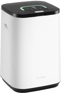 Costway 23L Large Hot Towel Heater with Rapid Heating and Adjustable Timer-White