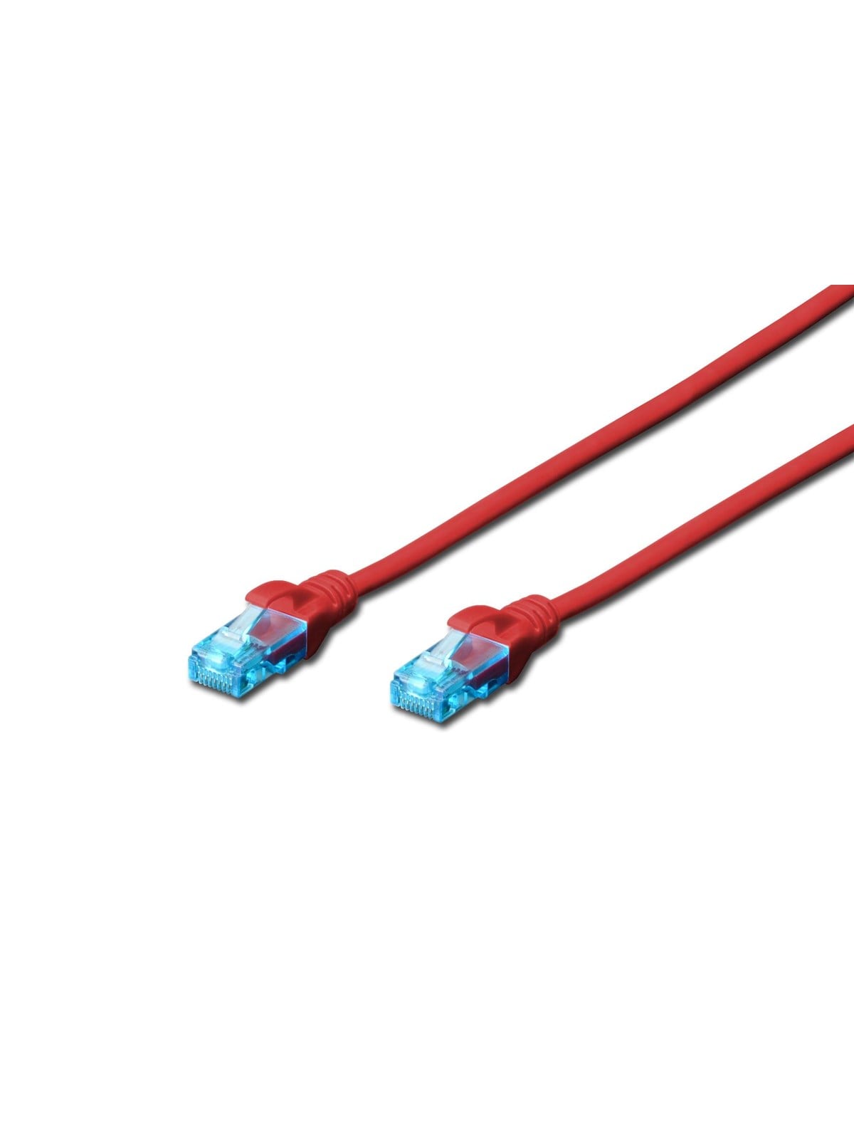 DIGITUS CAT 5e U-UTP Patch Cord - 0.5m - Rot - 0.5m