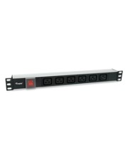 Equip Steckdosenleiste 1U 6xIEC C19 Ein u. Ausschalter sw (333319)