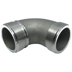 BRW, Rohrverbindungstechnik, Bogen 90° KAMLOK aus Aluminium flachdichtend (Winkelverbindung)