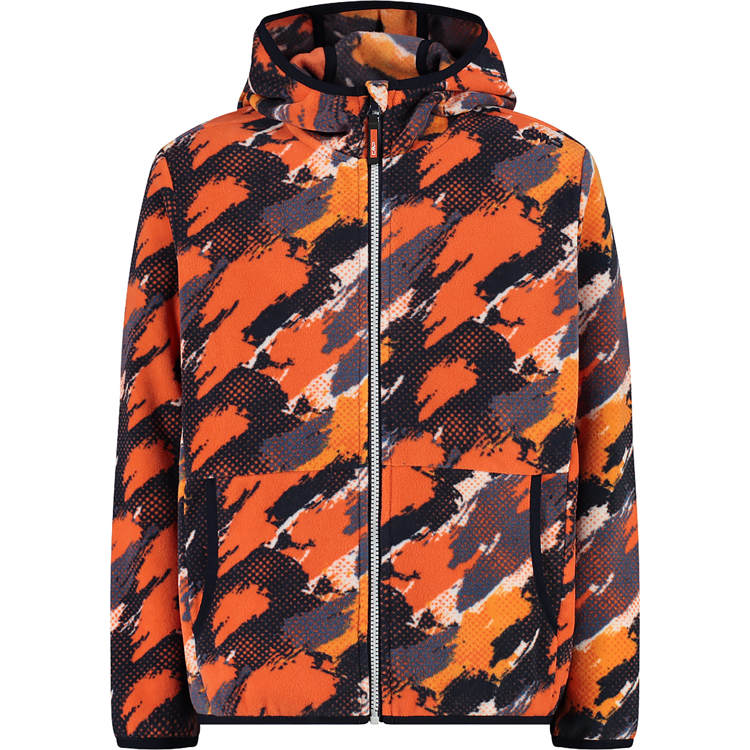 CMP Kinder Fleecejacke orange Größe 176 Trekking Atmungsaktiv