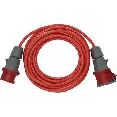 Brennenstuhl 1168580 Strom Verlängerungskabel 16 A Rot 10.00 m AT-N07V3V3-F 3G 1,5 mm² abriebfest, UV-Beständig