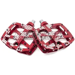 e*thirteen Plus Plattform-Pedal, 22 Pins, red