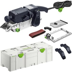 Festool Bandschleifer BS 75 E-Set, Netzbetrieb, 1010 W, mit Schleifrahmen & Koffer, 75 x 135 mm