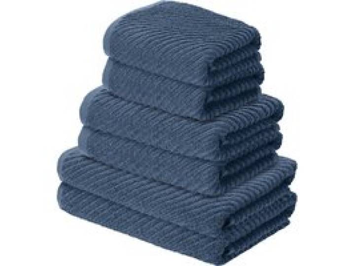 LIVARNO® Serviettes éponge, 6 pièces (Bleu)